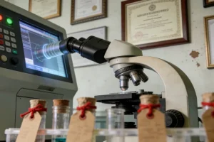 医生向患者解释知情同意书内容