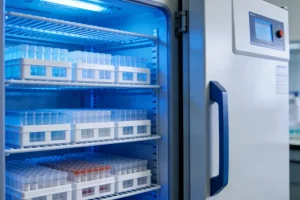 医生与患者共同查看基因检测报告