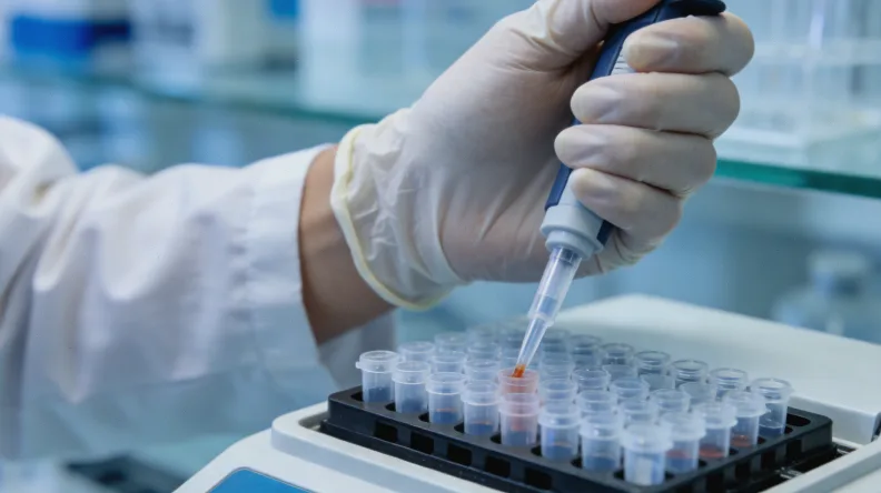 医生与患者讨论肝功能化验单和他汀药物