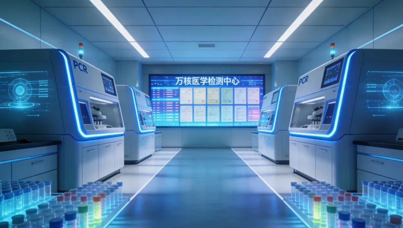 医生与患者共同查看基因检测报告