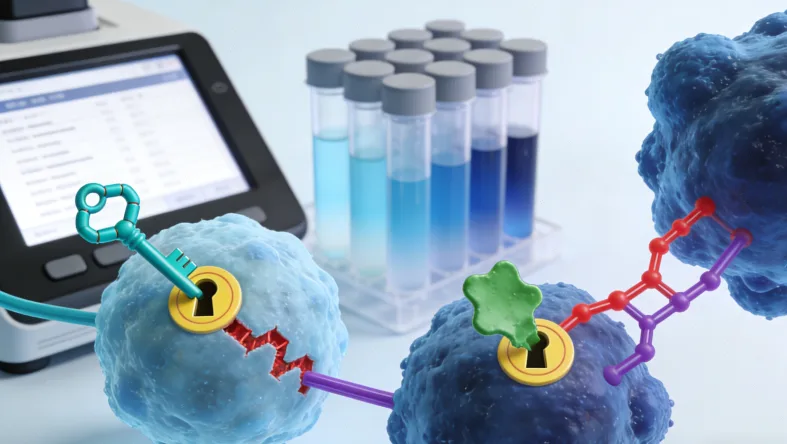 医生与患者讨论他汀基因检测报告
