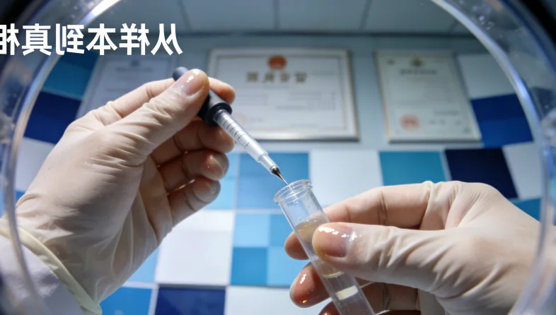 实验室生物安全柜内处理样本场景