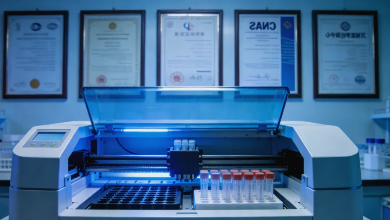 专业护士进行无菌静脉采血操作