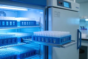 医生与患者讨论基因检测报告