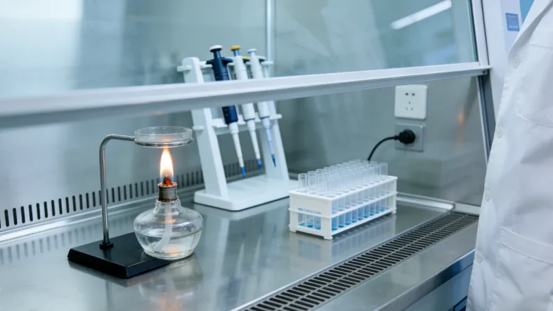 口腔拭子采样步骤示意图