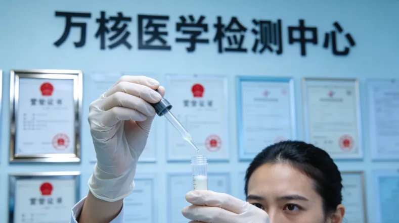 一张显示多种食物阳性标记的检测报告单特写