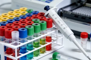 医生与患者共同查看饮食清单的温馨场景