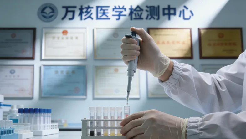 医生与患者家属沟通基因检测报告