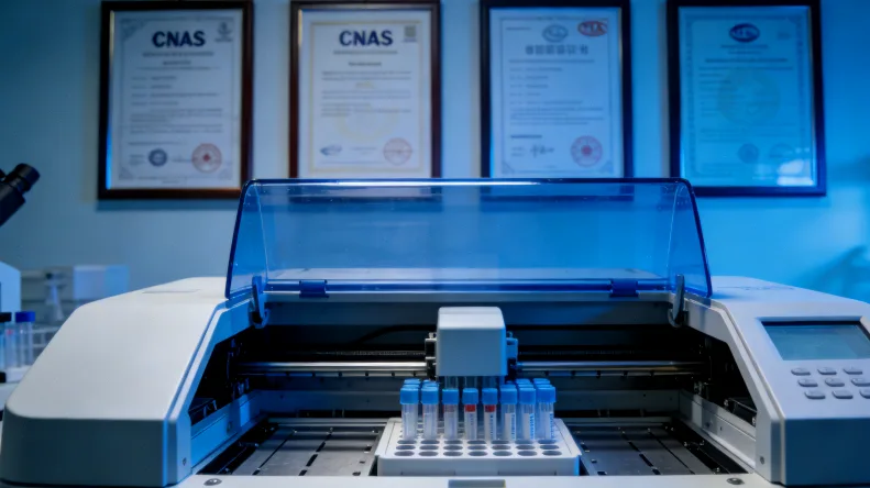 科学家在数据库前分析基因变异信息