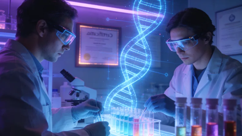 医生与家属在病房沟通病情