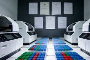 医生与患者共同查看基因检测报告