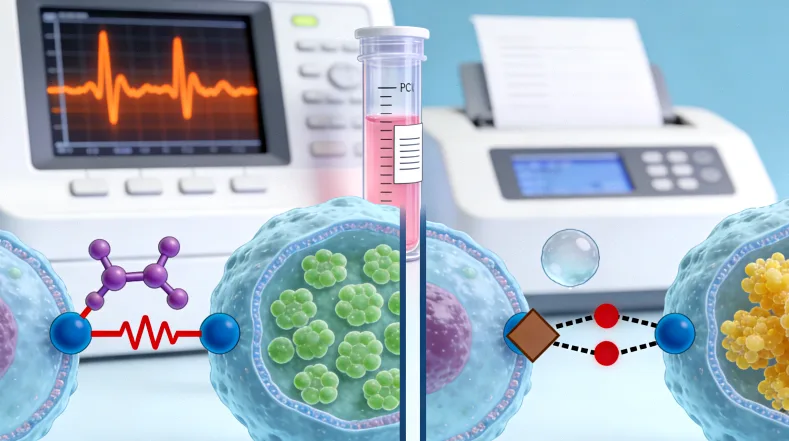 基因检测报告与知情同意书并列摆放