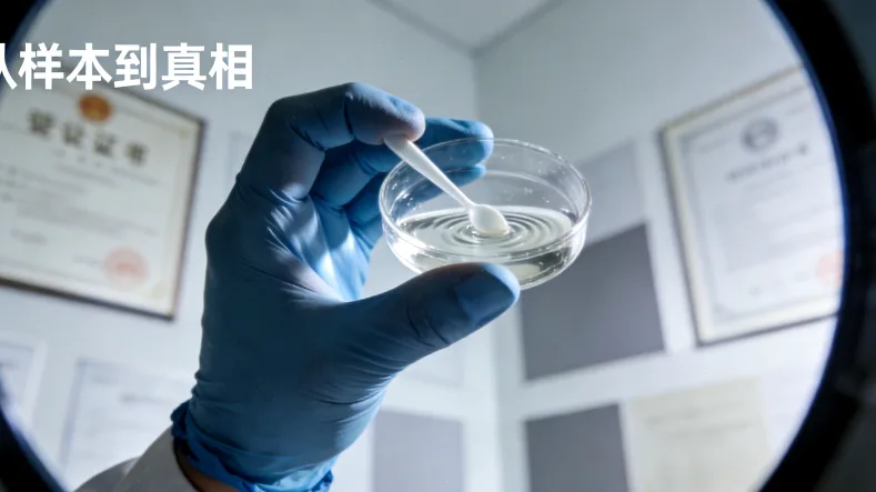 病理科医生在显微镜下观察组织切片