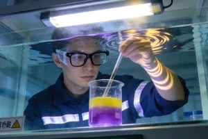 医生与患者共同查看基因检测报告