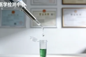 医生与患者共同查看基因检测报告