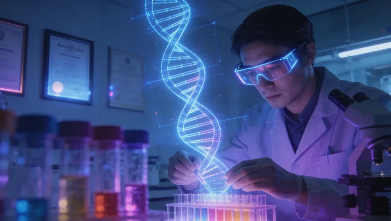 CT影像显示肺部磨玻璃结节