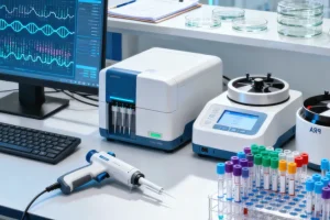 医生与患者讨论CT影像的沟通场景