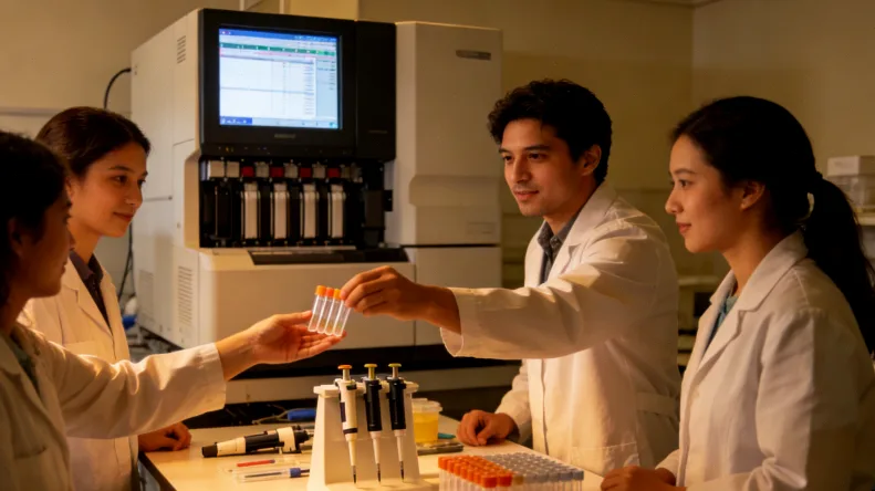 神经内科医生与患者沟通基因检测场景