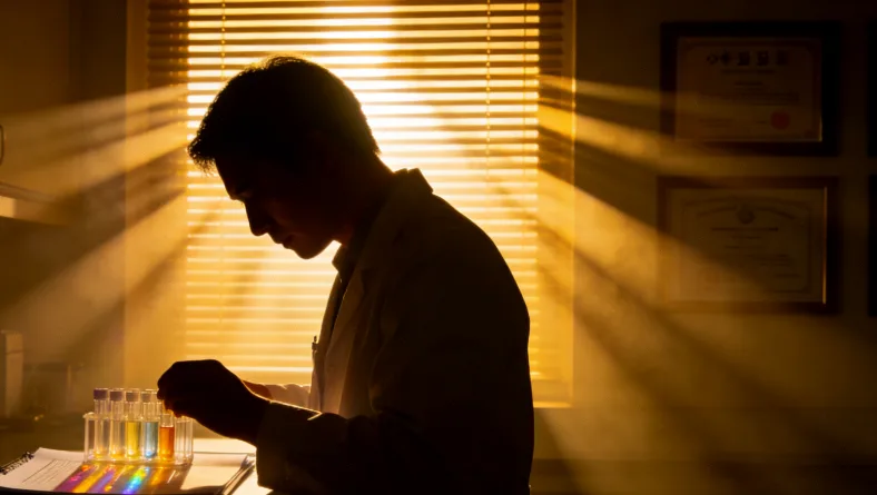 专业低温运输箱内部放置干冰与样本管