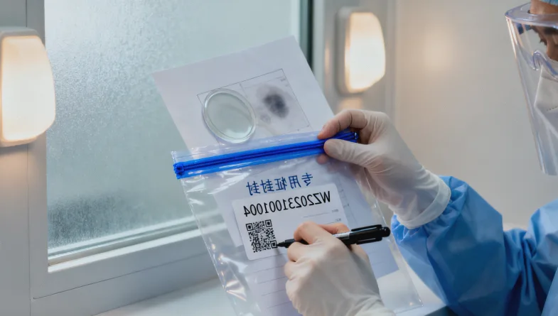 医生与患者讨论基因检测报告