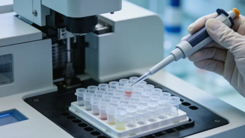 一位肺癌患者手持EGFR靶向药，面露忧虑