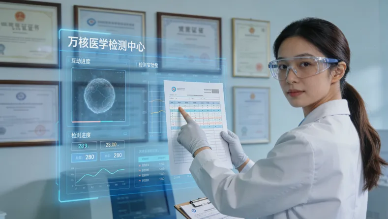 多基因检测报告（如Oncotype DX）样本示意图