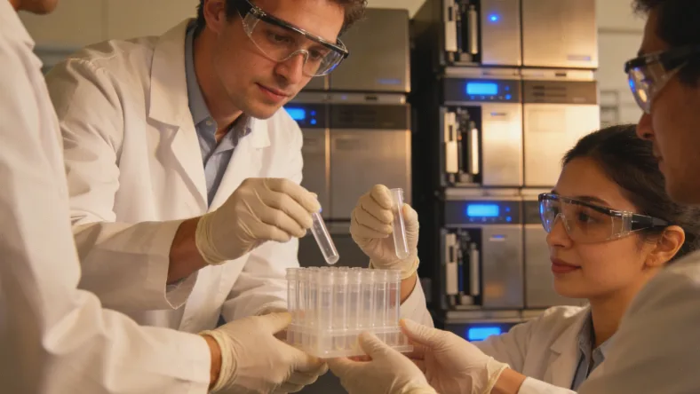 钼靶立体定位穿刺活检设备工作场景