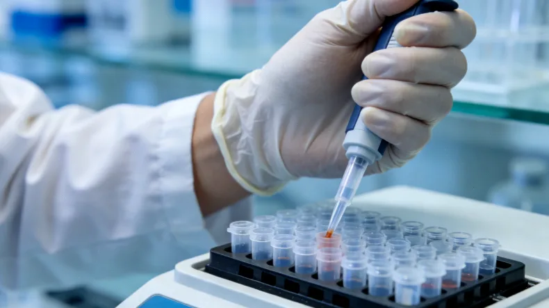 医生与患者沟通基因检测报告示意图