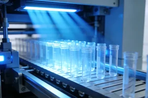 医生与患者共同查看基因检测报告