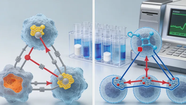 病理科医生在检查组织石蜡块