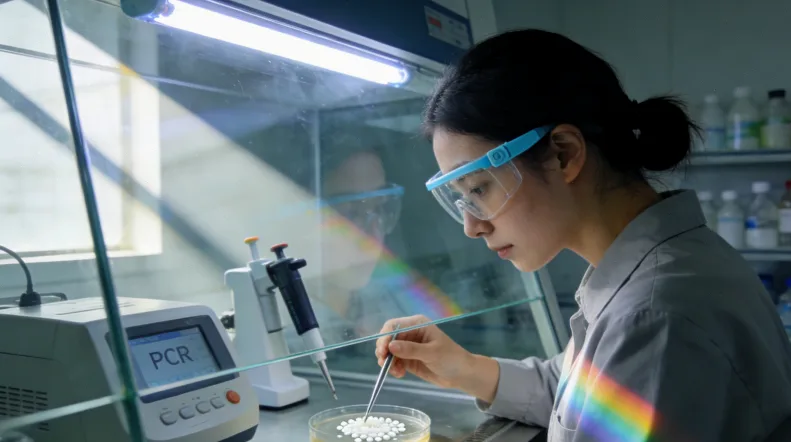 展示免疫组化（IHC）检测HER2不同结果的对比图