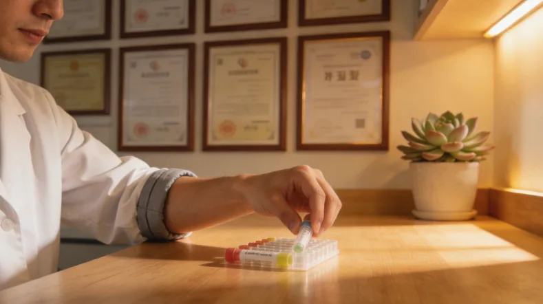 人工智能系统屏幕显示对HER2染色的定量分析热图