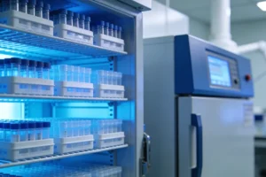 医生与HER2阳性乳腺癌患者沟通治疗副作用的场景