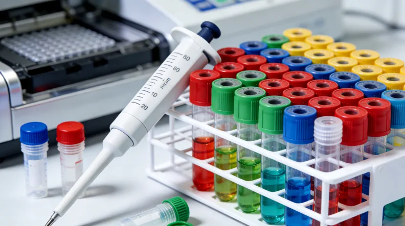 医生与患者共同查看复查影像报告