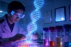 BRCA基因修复DNA双链断裂示意图