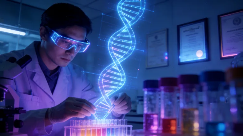 BRCA基因修复DNA双链断裂示意图