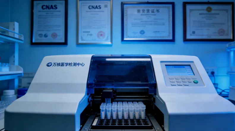 医生与患者讨论基因检测报告