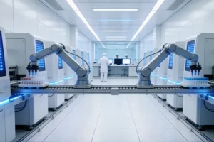 医生与患者讨论基因检测报告