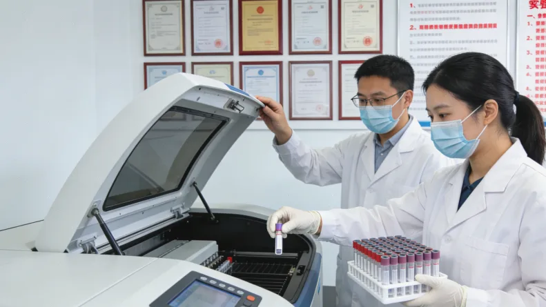 女性与医生讨论家族病史的温馨场景