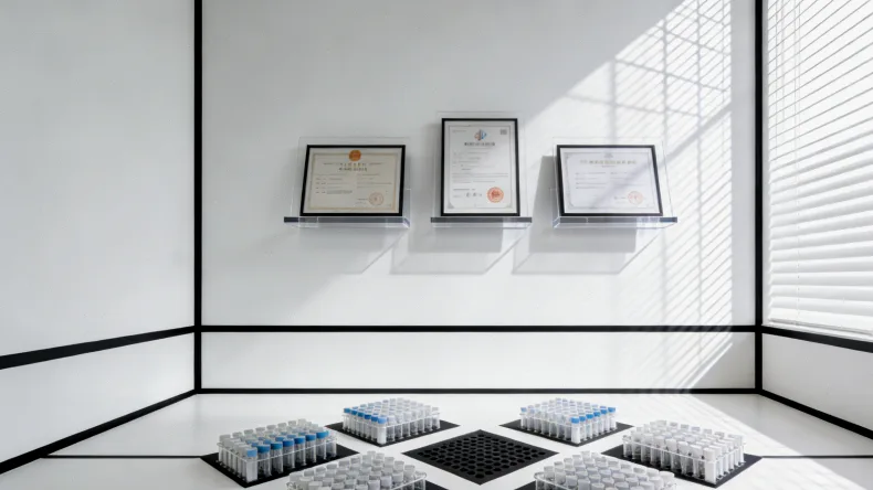 NGS检测报告封面与核心摘要页示意图