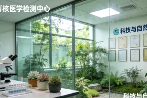 病理医生在显微镜下评估肿瘤组织切片