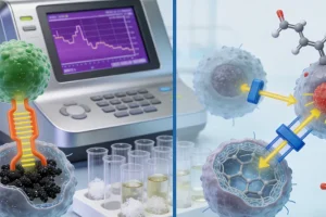 NGS测序仪正在运行的高科技场景