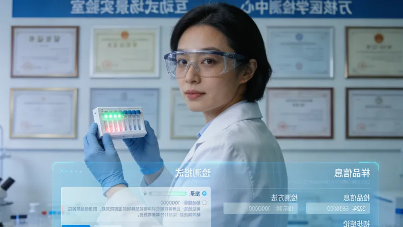 NGS测序仪工作流程示意图