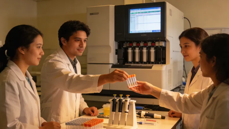 ALK基因融合驱动肺癌生长的卡通示意图