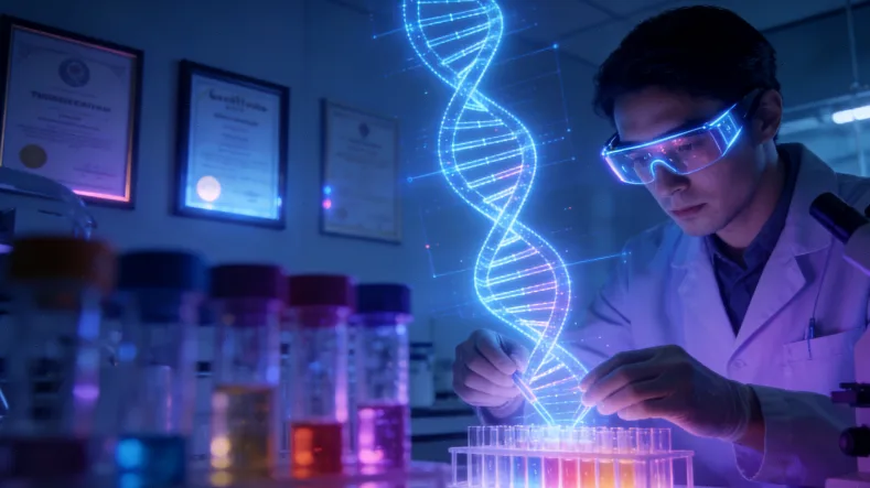 ALK融合基因驱动肺癌生长的示意图