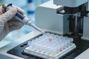 EGFR基因结构示意图，标注T790M突变位点