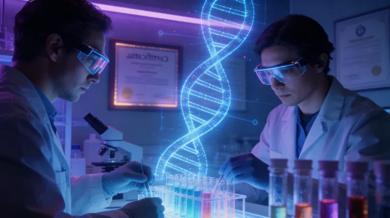 组织活检与液体活检技术对比漫画