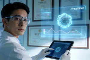 胃镜活检示意图：肿瘤与正常组织分别取样