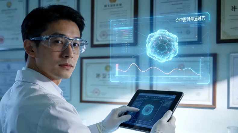 胃镜活检示意图：肿瘤与正常组织分别取样