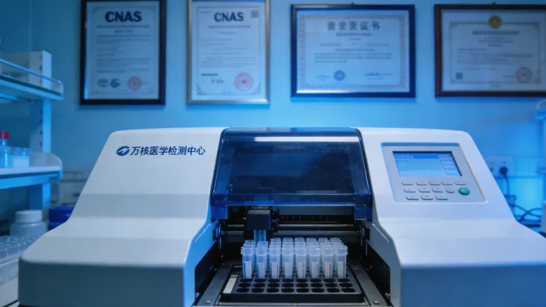 PD-L1阳性染色（棕色）与阴性细胞的对比示意图